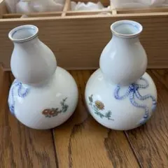 平安 西村徳泉造 金彩色絵『花文』徳利 二点セット / 酒器 - メルカリ