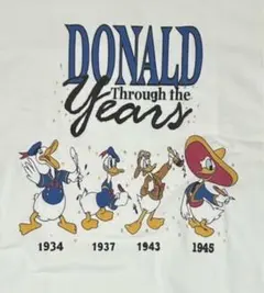 【入手困難】Disney 90s ビンテージ ドナルドメモリアルTシャツ XL