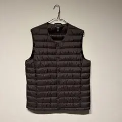 UNIQLO ULTRA LIGHT DOWN ダウンベスト L ダークブラウン