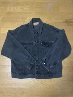 Levi's 70507 ブラックデニムジャケット 88年9月　USA製 後染め
