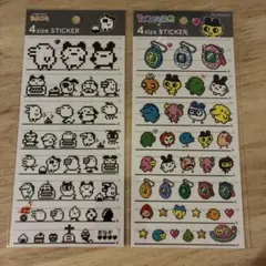 4サイズステッカー【たまごっち】2点セット