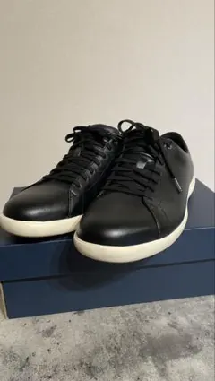 【新品未使用】COLE HAAN メンズ　レザースニーカー（ブラック）