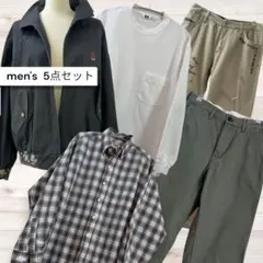 ユニクロ　Bein チノパン　Tシャツ　チェック柄　ジャンパー　まとめセット