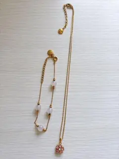 クレージュ　ネックレス　ブレスレット　セット