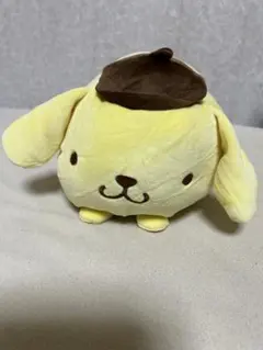 ポムポムプリン　もちもち寝そべりクッション　枕　ぬいぐるみ　サンリオ　クッション
