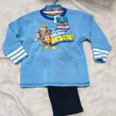 パウ・パトロール 裏起毛パジャマ120cm 水色