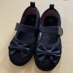 ブラックリボン付きフォーマルシューズ 18.0cm