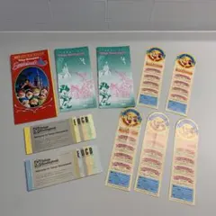 《レトロ》 東京ディズニーランド ガイドブックと入場券セット
