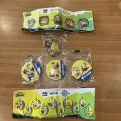 くら寿司 ミニオンズ 缶バッジ 3点 ラバーチャーム1点 合計4点セットのサムネイル