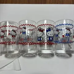 ハローキティ ガラスコップ 4個セット