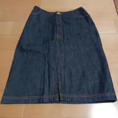 NICE CLAUP　デニムタイトスカート サイズ1のサムネイル