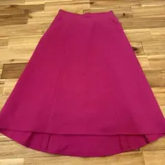Lui's フレアスカート ピンク リネン風のサムネイル