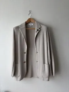 LARDINI　ラルディーニ　ニットジャケット ベージュのサムネイル