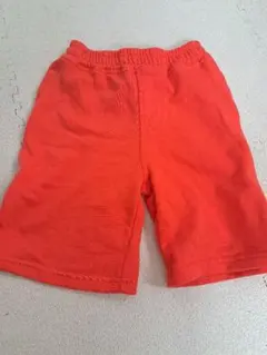 赤色 130サイズ ハーフパンツ