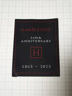 HARRISONS 160周年記念ラベル　織ネーム