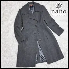 ナノユニバース nano universe ウールコート アンゴラ混紡 日本製のサムネイル