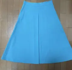 23区 水色 フレアロングスカート サイズＬ
