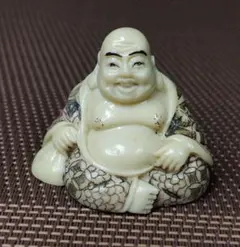 九谷焼 古九谷 和装美人 達磨の耳かき像 明治期？ 置物 飾り物 時代物