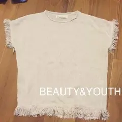 BEAUTY&YOUTH フリンジニット
