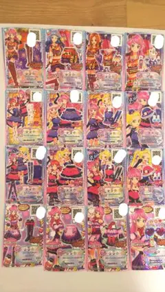 アイカツフレンズカード グレープ/ドーリー/チャーミー/ジャパネス 16枚セット