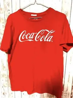 美品コカコーラロゴTシャツ