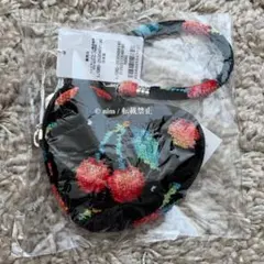 新品未開封 フェイラー チェリードット　ハート型ポーチ　ブラック