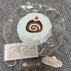 lulucuiチョコミントロールケーキ柄 スフレ スクイーズ