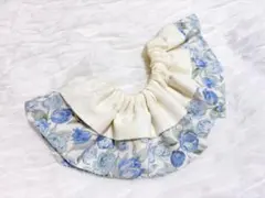 くろみん様専用フリルスタイ（seven berry生地➕ダブルガーゼ）3439