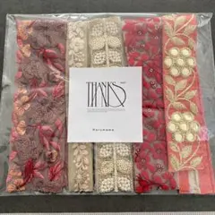 【インド刺繍リボン】約30センチ×3種アソートパック