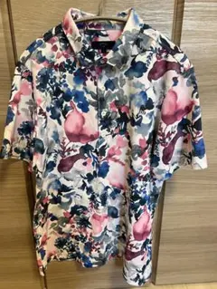 Callaway フラワープリント ゴルフシャツ L