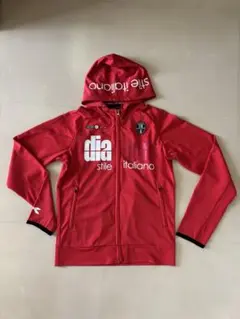 DIADORA フード付きジャケット Mサイズ レッド