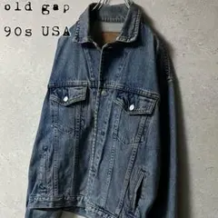 90sUSA製オールドギャップold gapデニムジャケット色落ちvintage
