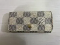 LOUIS VUITTON ルイヴィトン キーケース ダミエ ホワイト 白 4連