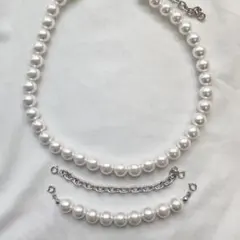 changeable pearl necklace 3way