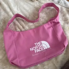 ノースフェイス　ビッグロゴ　ショルダーバッグ ホワイトレーベル ピンク 韓国限定