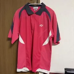YONEX ピンク ポロシャツ ジップアップ