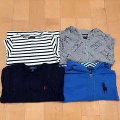 長袖4点　トミー、ラルフローレン他