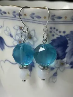 ピアス　イヤリング　ハンドメイド　チェコビーズ