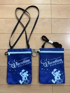 ディズニーバケーションパッケージ　ショルダーバッグ　サコッシュ　2個