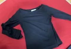 NING HAO FASHION ELLEブラック カットソー