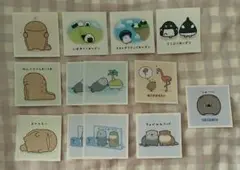 なんでもいきもステッカー 大さんせいうお のりおにぎり ラッコ カワウソ