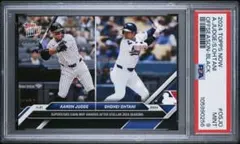 Topps Now 大谷翔平 アーロン・ジャッジ PSA9 99枚限定