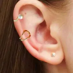 イヤーカフ ゴールド 韓国 レディース 上品 パール お呼ばれ イヤリング
