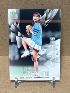 BBM 2023 FUSION 稲村亜美 始球式カード - メルカリ
