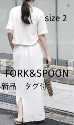 新品UR DOORS FORK&SPOON バックレイヤードカットソーワンピースのサムネイル