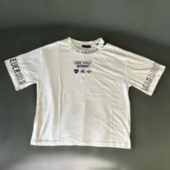 Lovetoxic ラブトキシック ロゴ刺繍 Tシャツ ホワイト　L 160のサムネイル