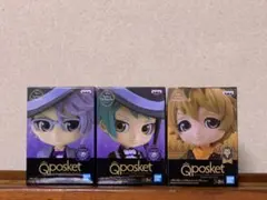 ディズニー　ツイステ　qposket petit フィギュア　３点セット