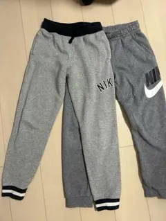 NIKE スウェットパンツ グレー2本セット！