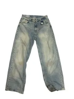 ZARA acne風デニム　baggy 裾汚れありのサムネイル