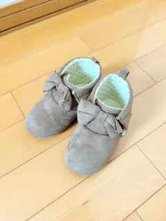 バースデイ conoco コノコ スウェード リボン ブーツ くつ 14cm